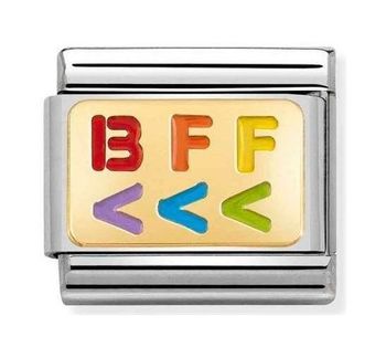 Nomination Link 18K zawieszka złoto z napisem BFF 'Najlepszy przyjaciel' 030263 16.jpg
